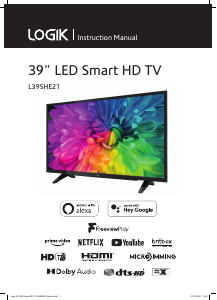 Manual Logik L39SHE21 LED Television