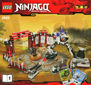Brugsanvisning Lego set 2520 Ninjago Kamp arena