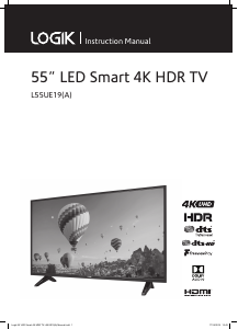 Manual Logik L55UE19 LED Television