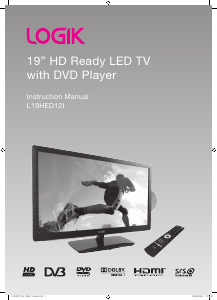 Handleiding Logik L19HED12I LED televisie