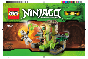 Brugsanvisning Lego set 9440 Ninjago Venomari-templet