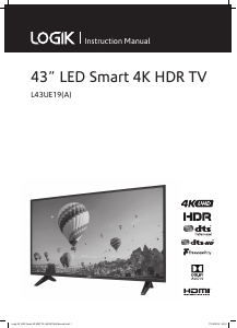 Manual Logik L43UE19 LED Television