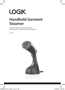 Manual Logik LGSB20E Garment Steamer