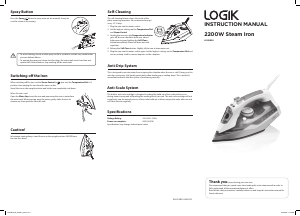 Handleiding Logik L220IR20 Strijkijzer