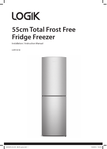 Manual Logik LNF55X18 Fridge-Freezer