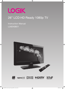 Manual Logik L26DIGB21 LCD Television