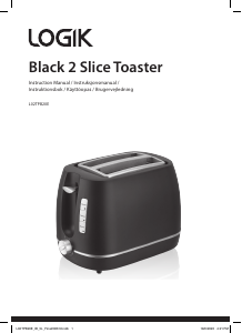 Manual Logik L02TPB20E Toaster