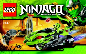 Brugsanvisning Lego set 9447 Ninjago Lashas slangemotorcykel