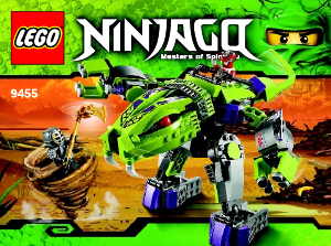 Brugsanvisning Lego set 9455 Ninjago Fangpyrerobot