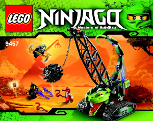 Brugsanvisning Lego set 9457 Ninjago Fangpyre nedrivningskugle