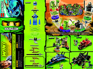 Manual de uso Lego set 9553 Ninjago Jay ZX