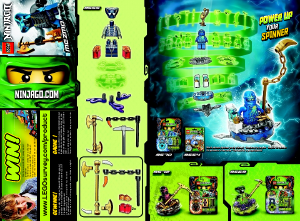 كتيب ليغو set 9555 Ninjago Mezmo