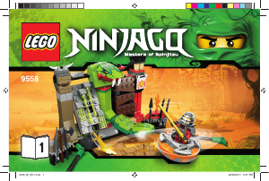 Bedienungsanleitung Lego set 9558 Ninjago Training Set