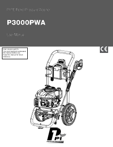 Manual P1PE P3000PWA Pressure Washer
