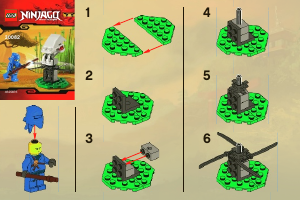 Manual Lego set 30082 Ninjago Ninja training