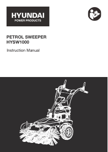 Manual Hyundai HYSW1000 Sweeper