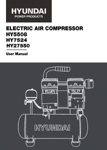 Handleiding Hyundai HY7524 Compressor