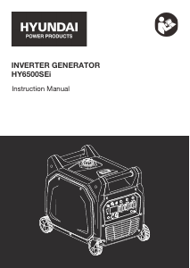 Handleiding Hyundai HY6500SEi Generator