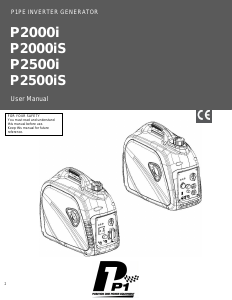 Handleiding Hyundai P2500i Generator