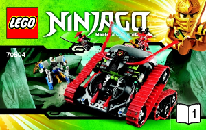 Manual Lego set 70504 Ninjago Garmatron