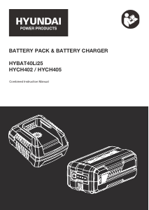 Manual Hyundai HYCH405 Battery Charger