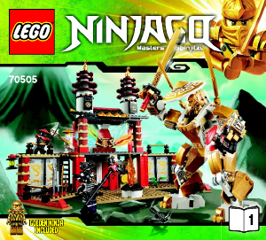 Bedienungsanleitung Lego set 70505 Ninjago Tempel des Lichts