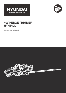 Bruksanvisning Hyundai HYHT40Li Häcksax