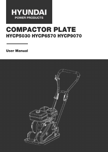 Manual Hyundai HYCP5030 Plate Compactor