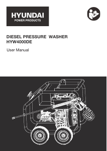 Manual Hyundai HYW4000DE Pressure Washer