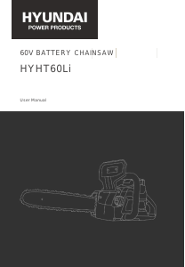 Manual Hyundai HYHT60Li Chainsaw