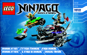 Mode d’emploi Lego set 70722 Ninjago L'attaque D'overborg