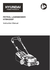 Handleiding Hyundai HYM430SP Grasmaaier