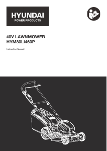 Handleiding Hyundai HYM80Li460P Grasmaaier
