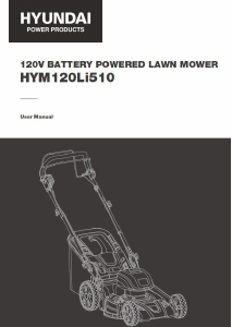 Manual Hyundai HYM120Li510 Lawn Mower