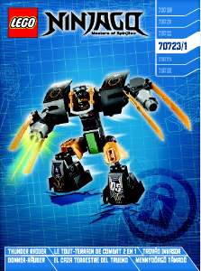 Manual Lego set 70723 Ninjago Thunder raider