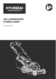 Manual Hyundai HYM80Li460SP Lawn Mower