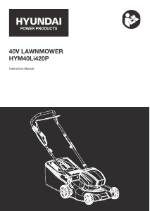 Manual Hyundai HYM40Li420P Lawn Mower
