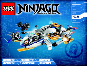 Bruksanvisning Lego set 70724 Ninjago NinjaCopter