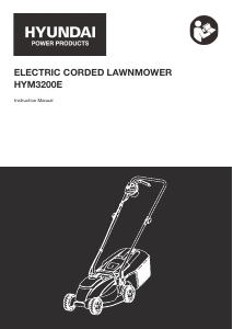 Manual Hyundai HYM3200E Lawn Mower