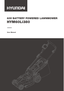 Manual Hyundai HYM60Li380 Lawn Mower