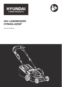 Manual Hyundai HYM40Li420SP Lawn Mower