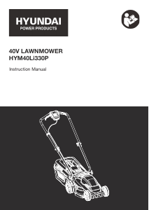 Manual Hyundai HYM40Li330P Lawn Mower
