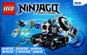 Manual de uso Lego set 70726 Ninjago El destructoide