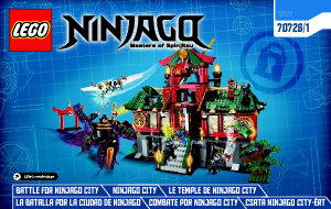 Manuale Lego set 70728 Ninjago Battaglia per Ninjago City