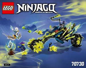 Brugsanvisning Lego set 70730 Ninjago Trike-bagholdsangreb