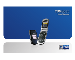 Handleiding PCD CDM8635 Mobiele telefoon