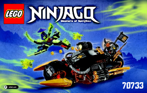 Manual Lego set 70733 Ninjago Blaster bike