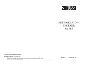 Handleiding Zanussi ZA34S Koel-vries combinatie