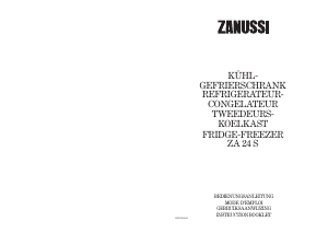 Bruksanvisning Zanussi ZA24S Kyl-frys