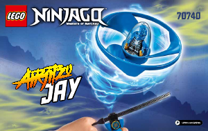 Handleiding Lego set 70740 Ninjago Airjitzu Jay flyer